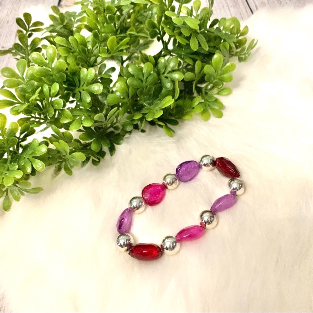 Beaded Elastic Bracelet